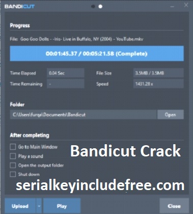 Bandicut 3.6.7.691 Crack + Registration Key Free